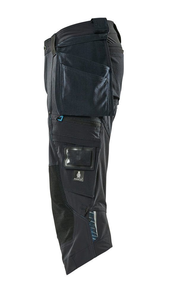 Advanced 17049 Dreiviertel-Arbeitshose mit Kniepolstertaschen und Hängetaschen
