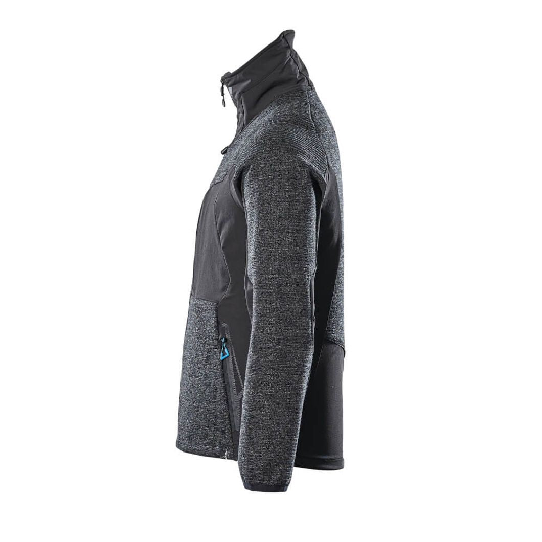 Strickjacke mit Reißverschluss