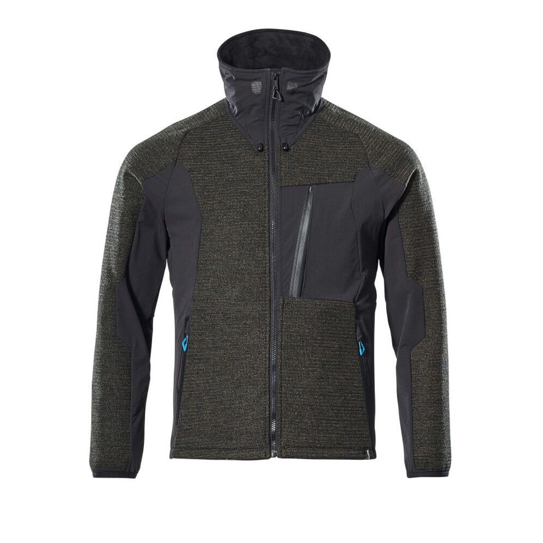 Strickjacke mit Reißverschluss