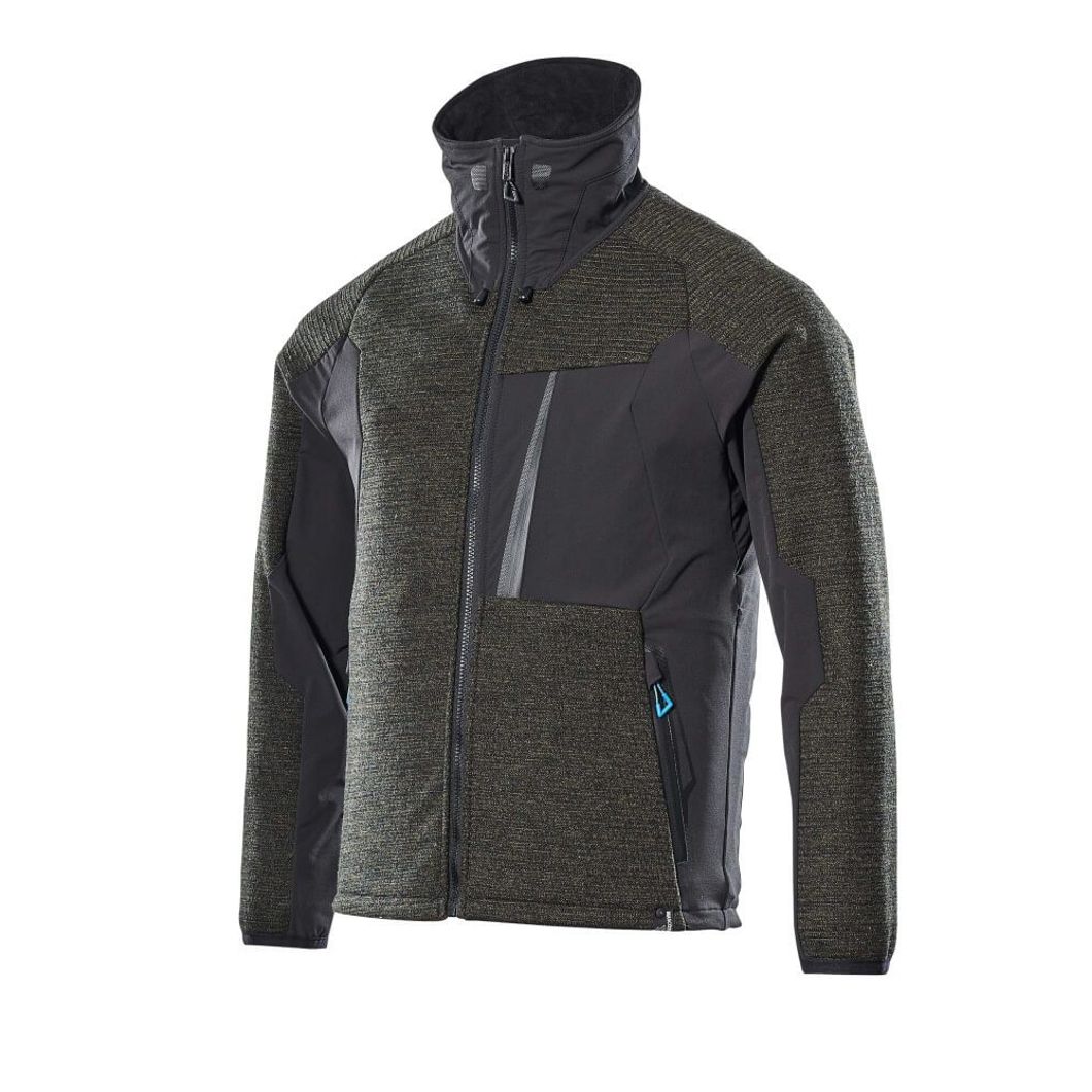 Strickjacke mit Reißverschluss