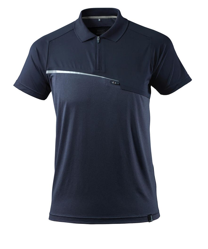 ADVANCED Poloshirt mit Brusttasche