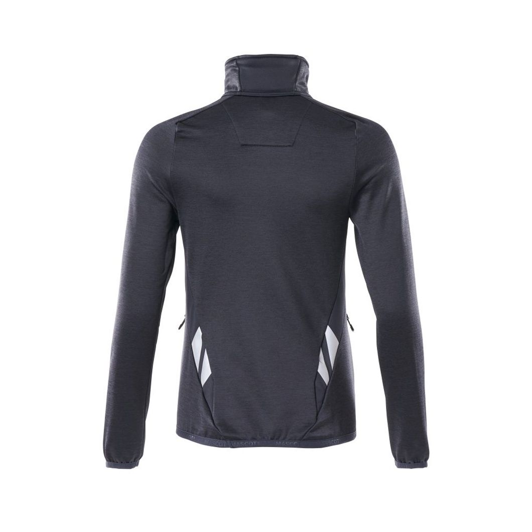 Fleecejacke mit kurzem Reißverschluss Damen
