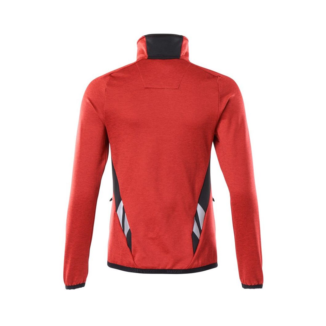 Fleecejacke mit kurzem Reißverschluss Damen