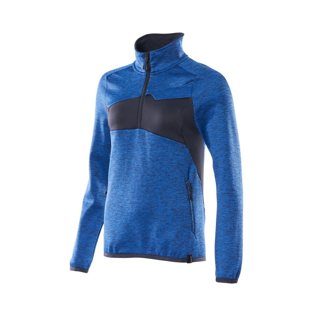 Fleecejacke mit kurzem Reißverschluss Damen