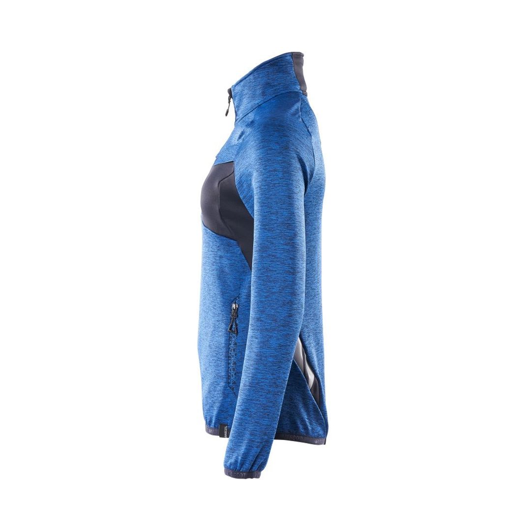 Fleecejacke mit kurzem Reißverschluss Damen