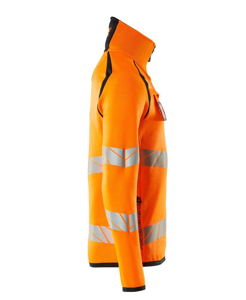 Mascot Safe Strickpullover mit kurzem Reißverschluss