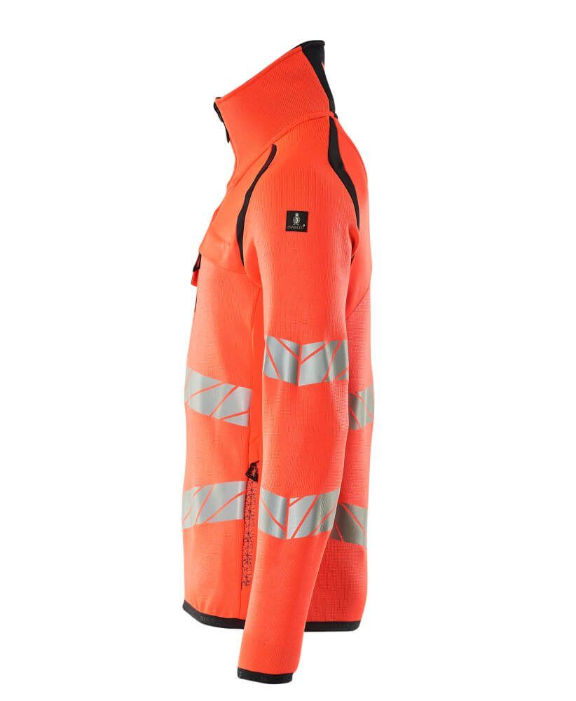 Mascot Safe Strickpullover mit kurzem Reißverschluss