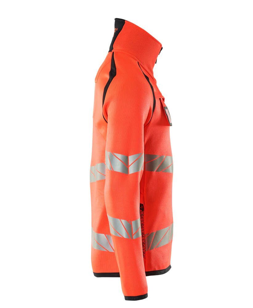 Mascot Safe Strickpullover mit kurzem Reißverschluss