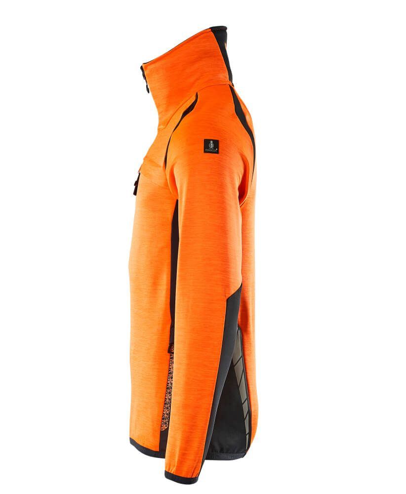 ACCELERATE SAFE Fleecejacke mit kurzem Reißverschluss