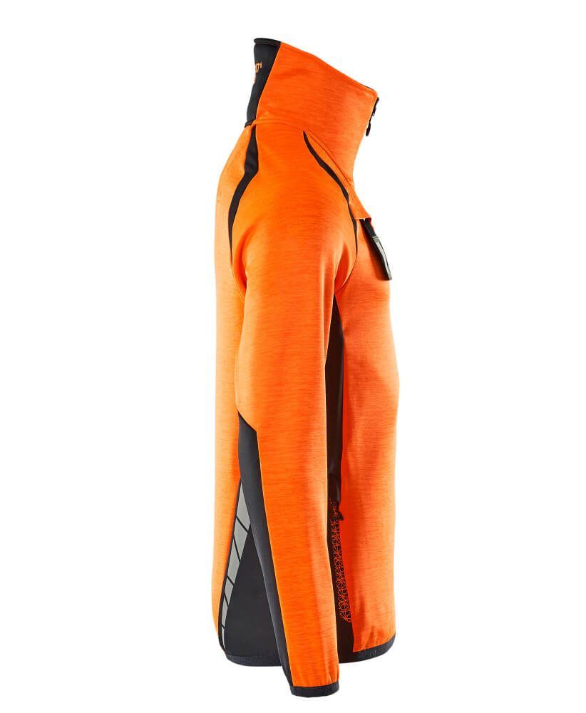 ACCELERATE SAFE Fleecejacke mit kurzem Reißverschluss