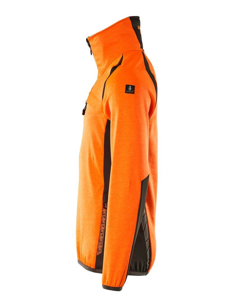ACCELERATE SAFE Fleecejacke mit kurzem Reißverschluss