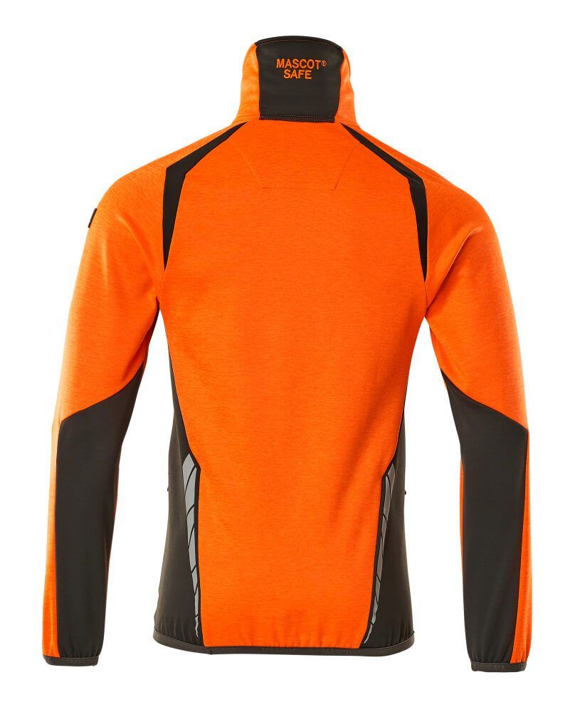 ACCELERATE SAFE Fleecejacke mit kurzem Reißverschluss