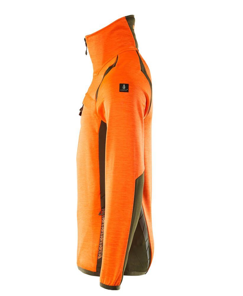 ACCELERATE SAFE Fleecejacke mit kurzem Reißverschluss