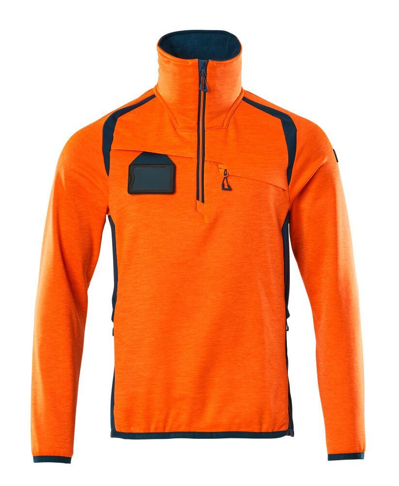 ACCELERATE SAFE Fleecejacke mit kurzem Reißverschluss