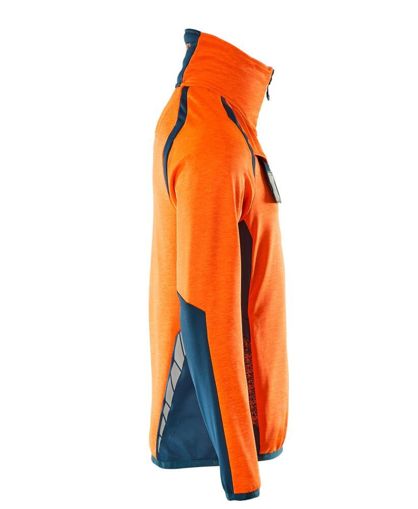 ACCELERATE SAFE Fleecejacke mit kurzem Reißverschluss
