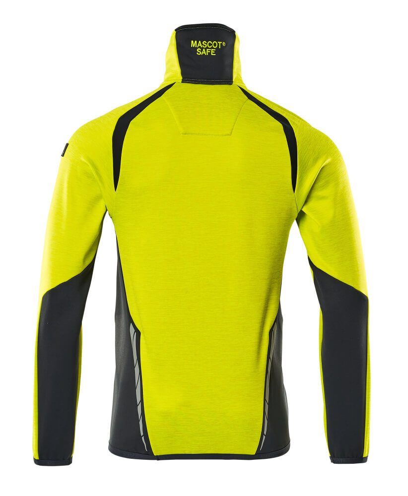 ACCELERATE SAFE Fleecejacke mit kurzem Reißverschluss