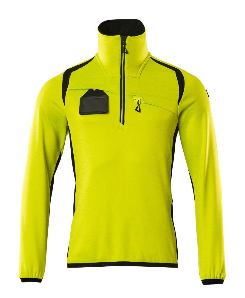 ACCELERATE SAFE Fleecejacke mit kurzem Reißverschluss