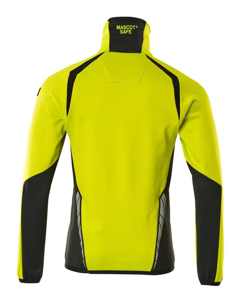 ACCELERATE SAFE Fleecejacke mit kurzem Reißverschluss
