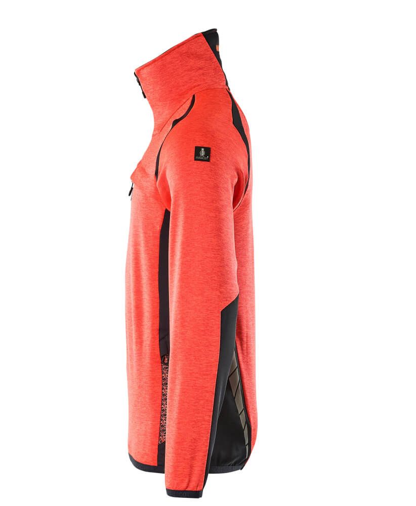 ACCELERATE SAFE Fleecejacke mit kurzem Reißverschluss