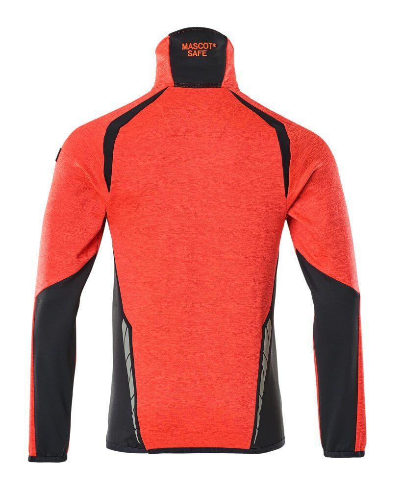 ACCELERATE SAFE Fleecejacke mit kurzem Reißverschluss