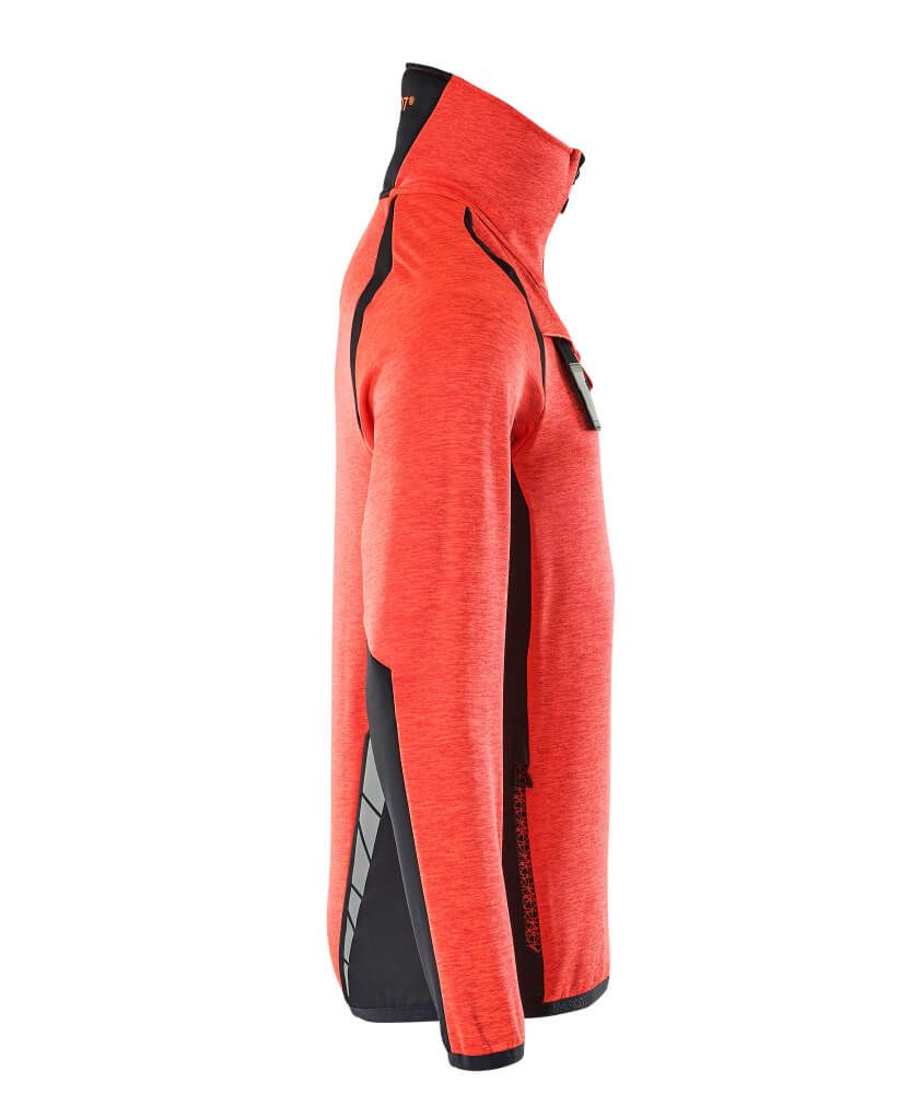 ACCELERATE SAFE Fleecejacke mit kurzem Reißverschluss