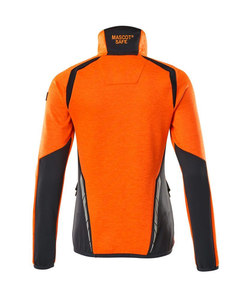 ACCELERATE SAFE Fleecejacke mit kurzem Reißverschluss Damen
