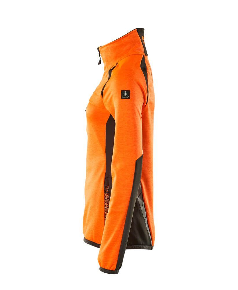 ACCELERATE SAFE Fleecejacke mit kurzem Reißverschluss Damen
