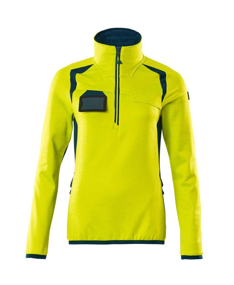 ACCELERATE SAFE Fleecejacke mit kurzem Reißverschluss Damen