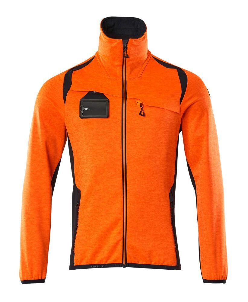 ACCELERATE SAFE Fleecejacke mit Reißverschluss