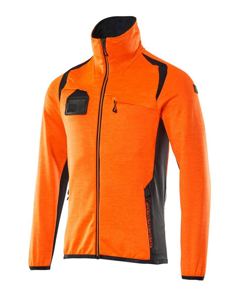 ACCELERATE SAFE Fleecejacke mit Reißverschluss