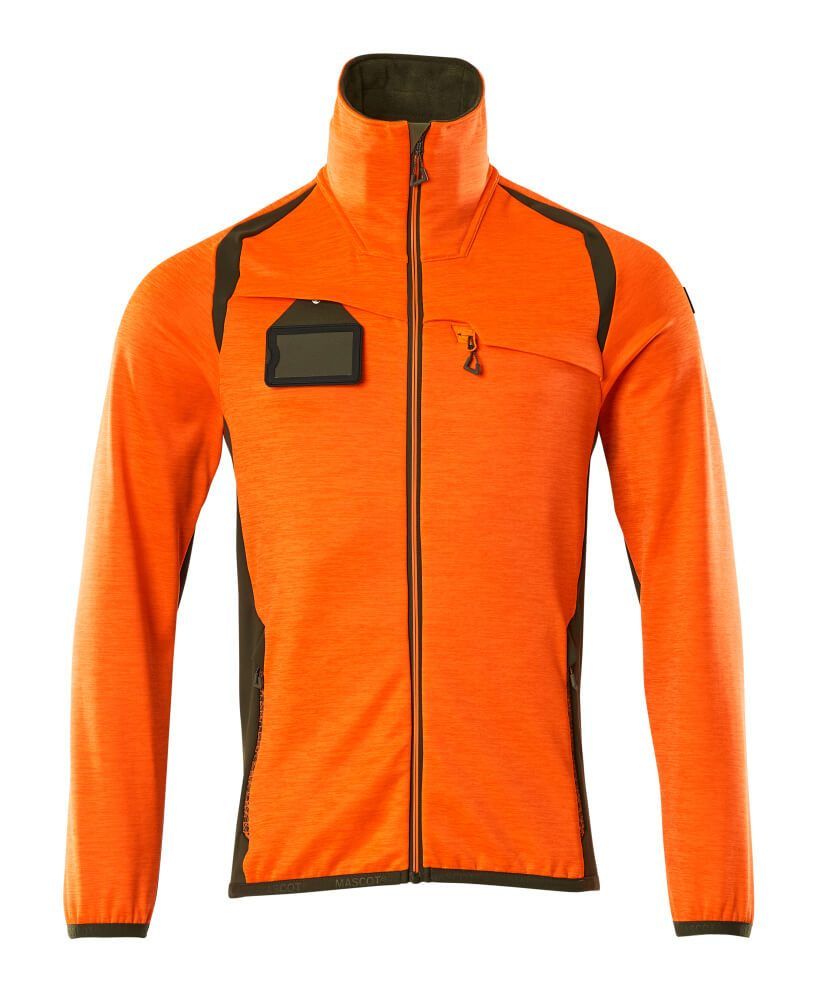 ACCELERATE SAFE Fleecejacke mit Reißverschluss