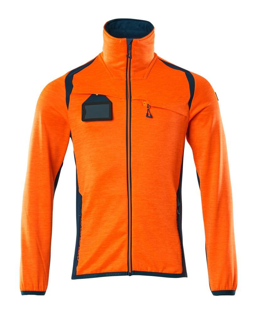 ACCELERATE SAFE Fleecejacke mit Reißverschluss