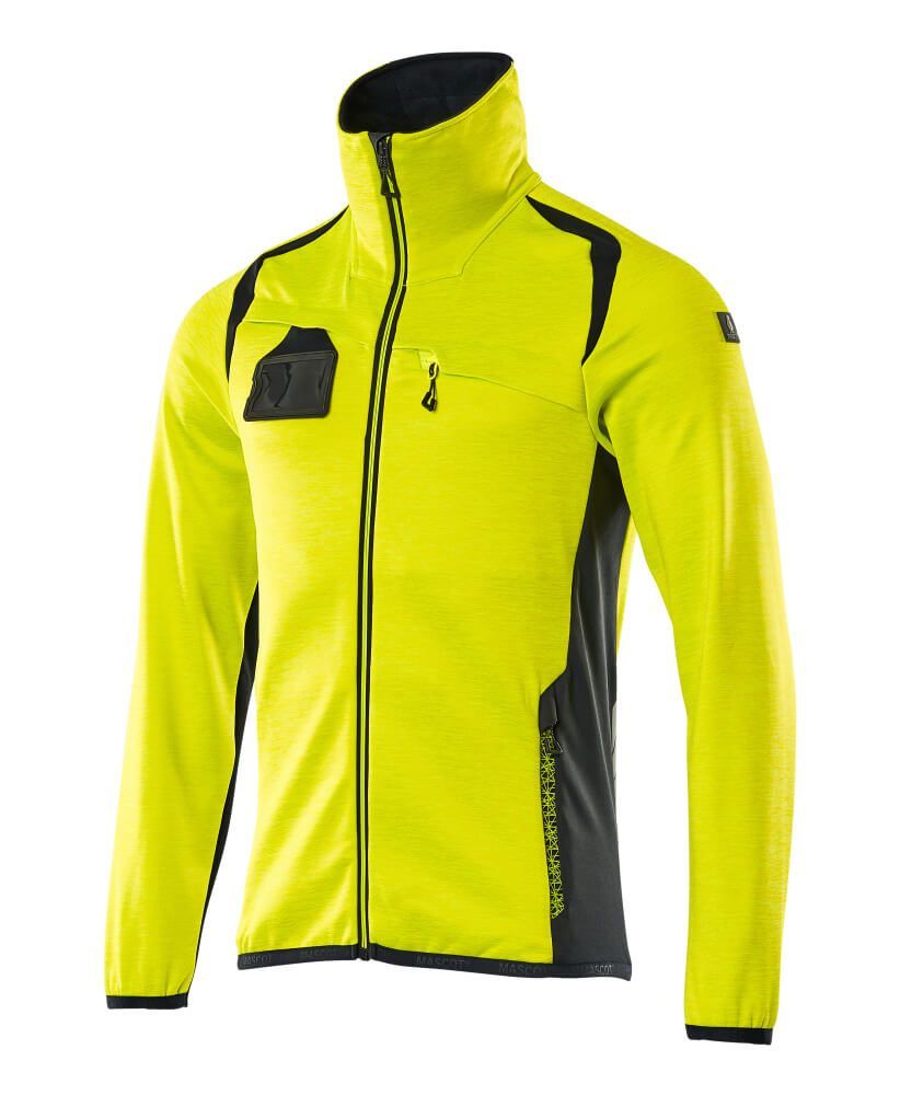ACCELERATE SAFE Fleecejacke mit Reißverschluss