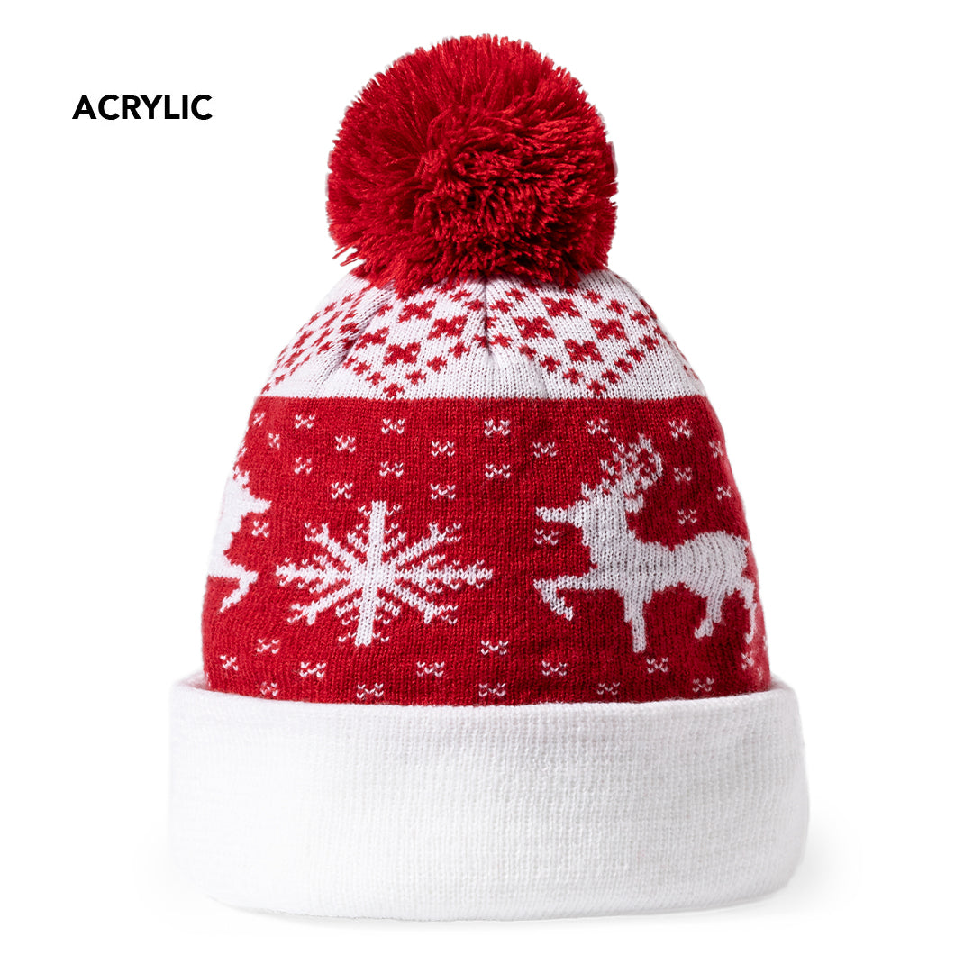 Mütze mit Weihnachtsmotiven