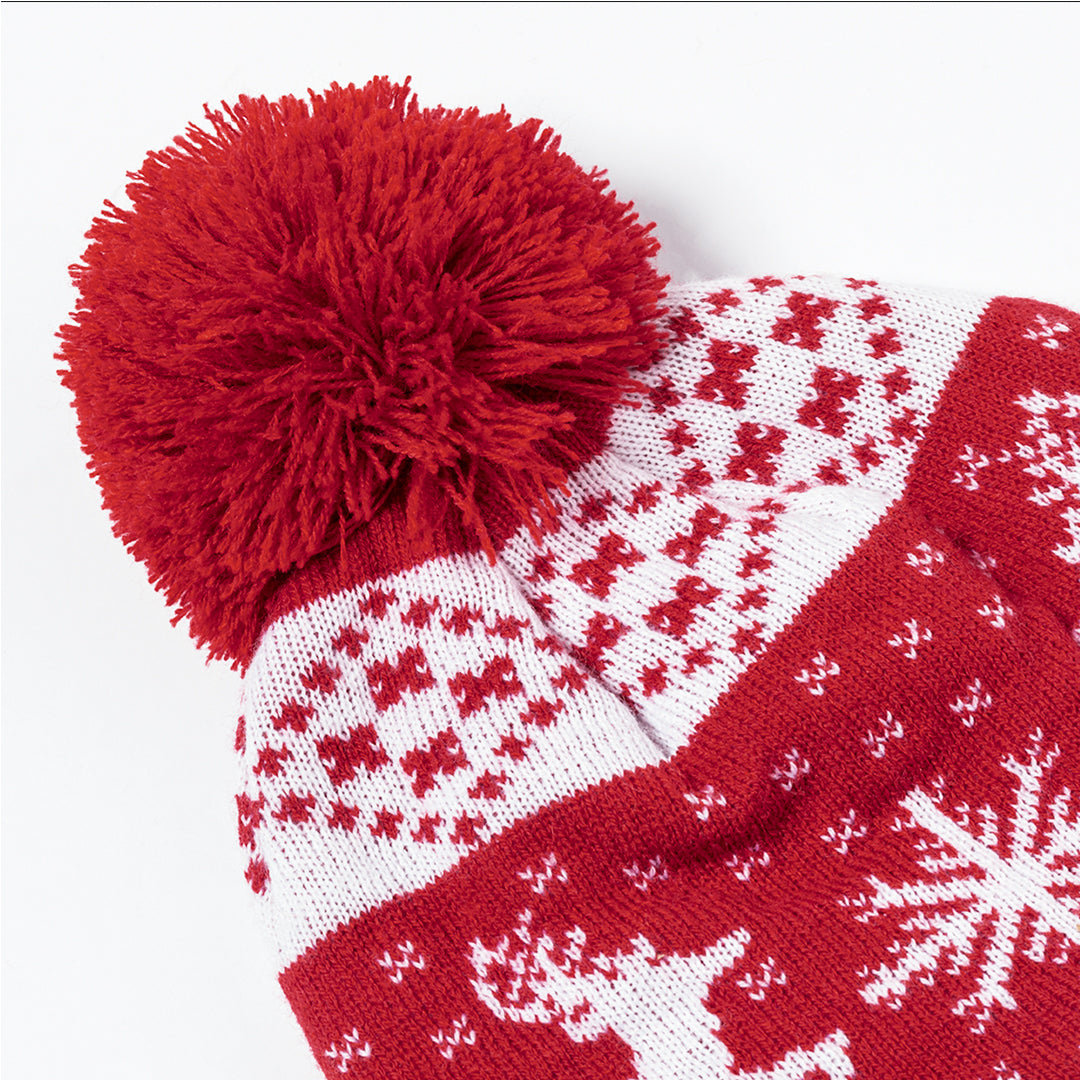 Mütze mit Weihnachtsmotiven