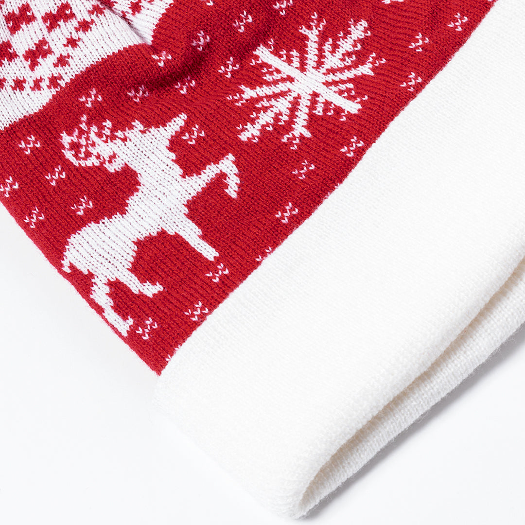 Mütze mit Weihnachtsmotiven