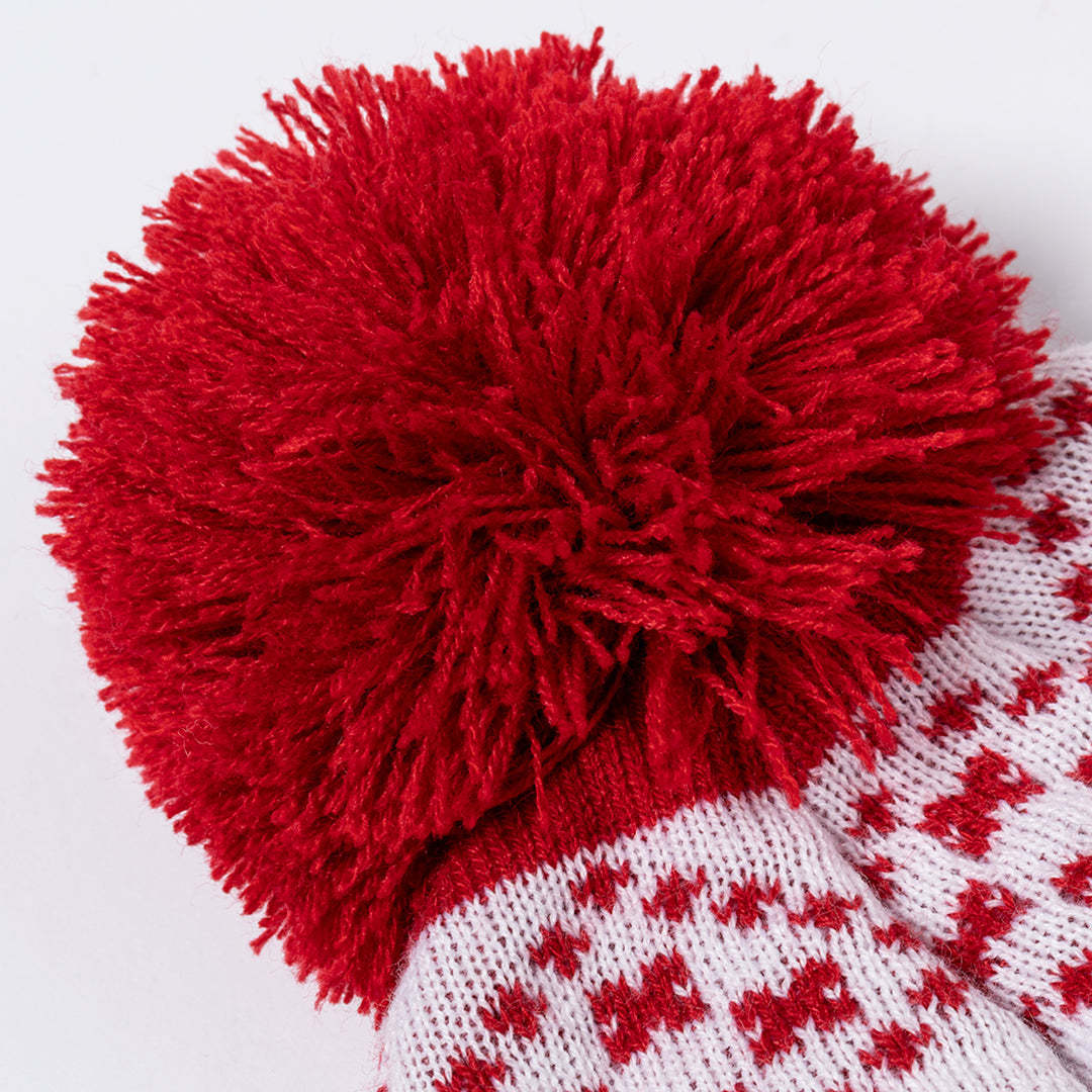 Mütze mit Weihnachtsmotiven