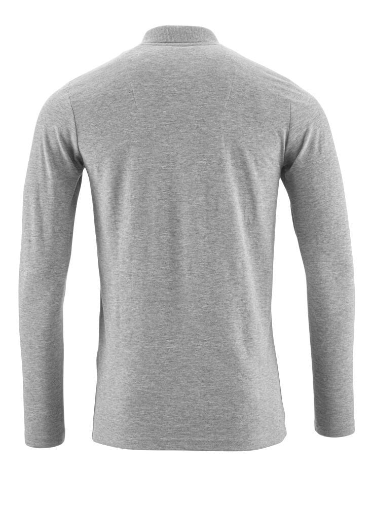 Crossover Langarm Polo-Shirt