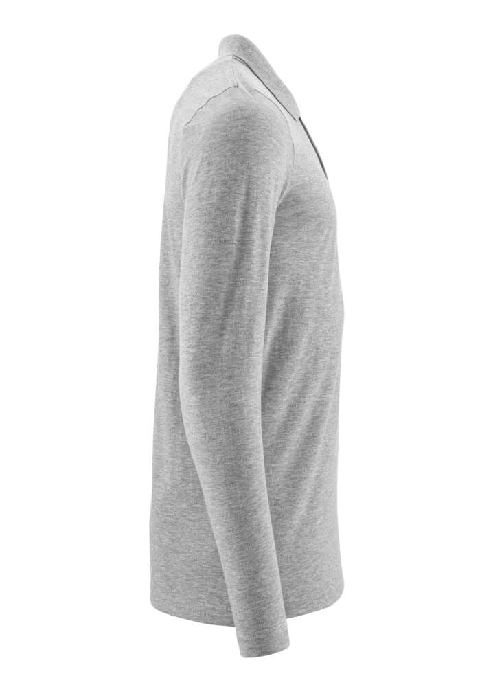 Crossover Langarm Polo-Shirt