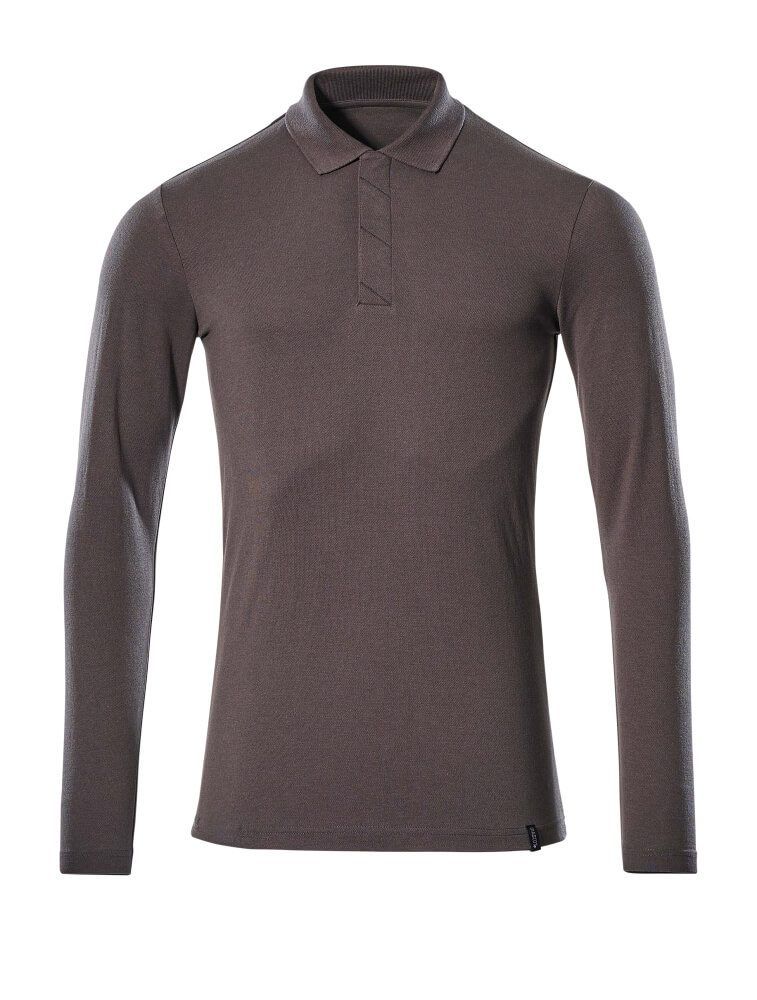 Crossover Langarm Polo-Shirt