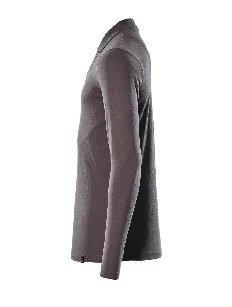 Crossover Langarm Polo-Shirt