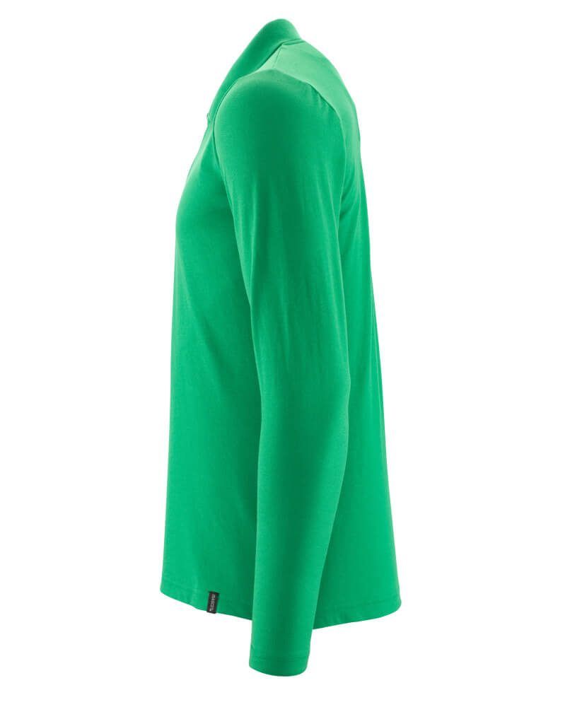 Crossover Langarm Polo-Shirt
