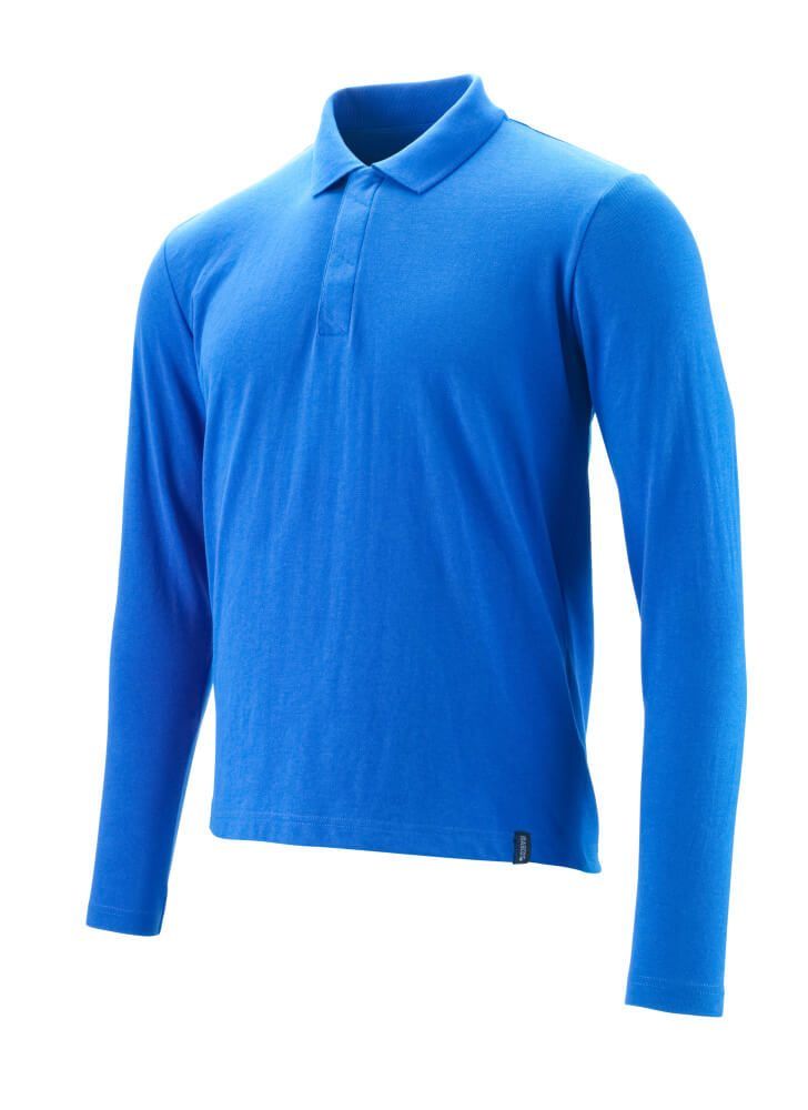 Crossover Langarm Polo-Shirt