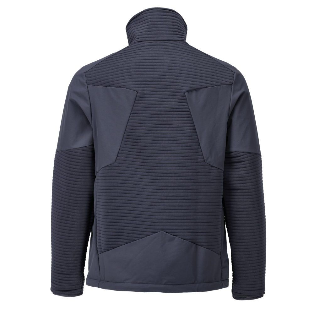 Fleecejacke mit kurzem Reißverschluss und Futter