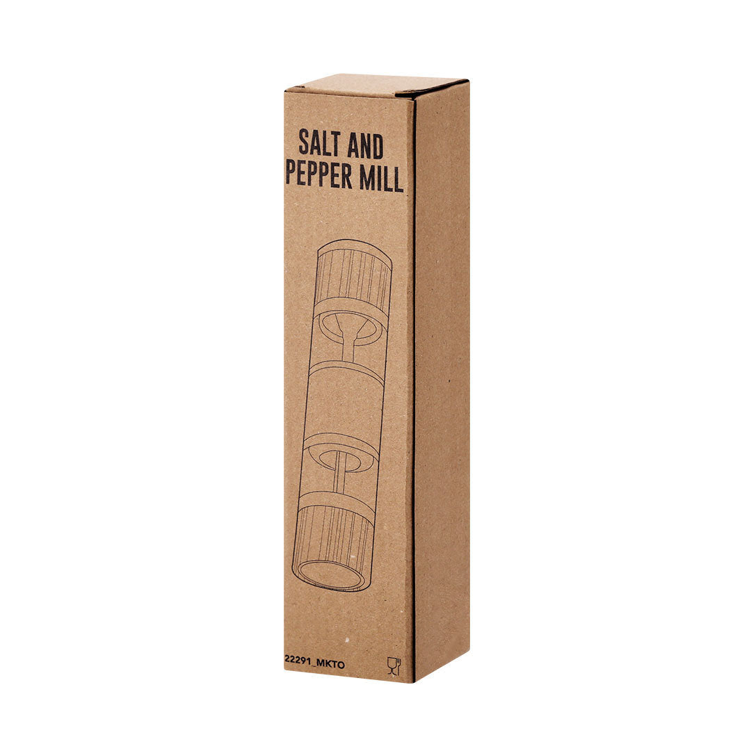 Mühle Salz/Pfeffer aus Bambus und Edelstahl