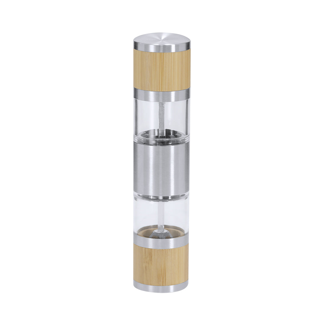 Mühle Salz/Pfeffer aus Bambus und Edelstahl