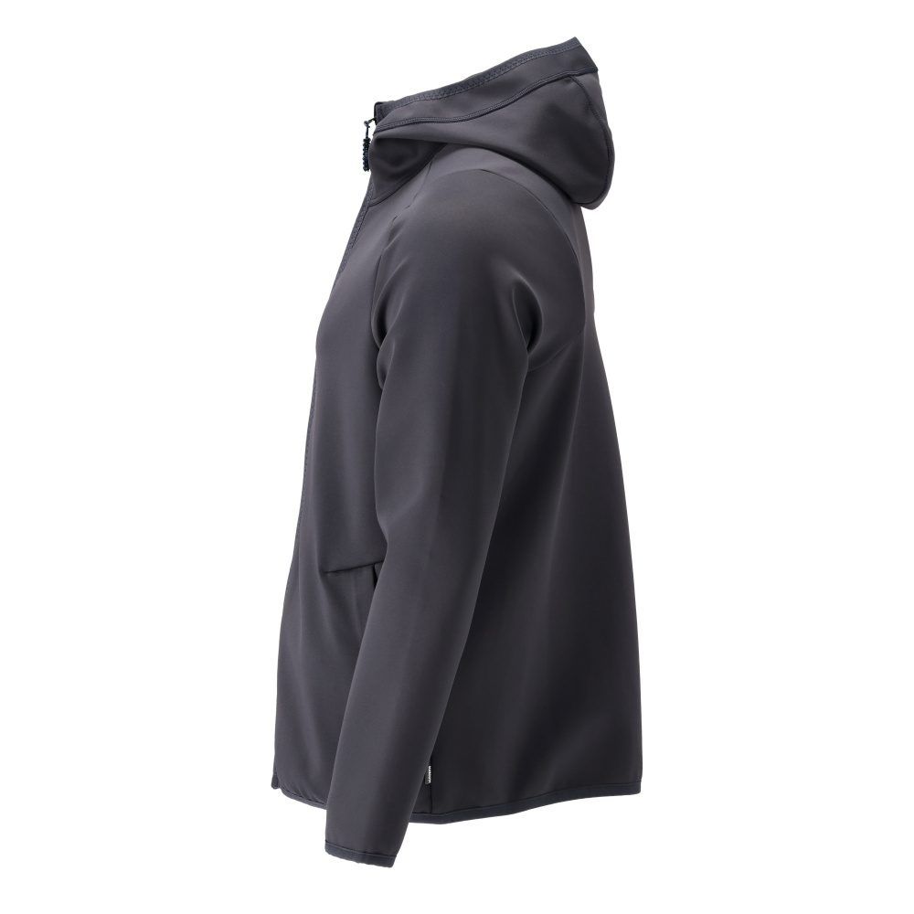 CUSTOMIZED Fleecejacke mit Kapuze