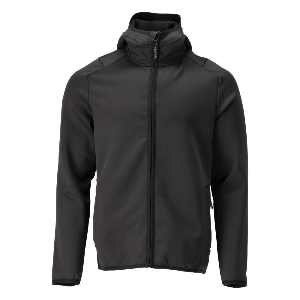 CUSTOMIZED Fleecejacke mit Kapuze
