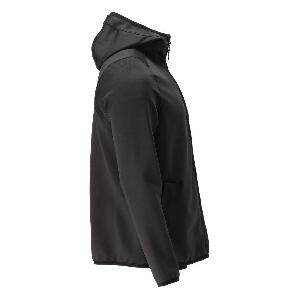 CUSTOMIZED Fleecejacke mit Kapuze
