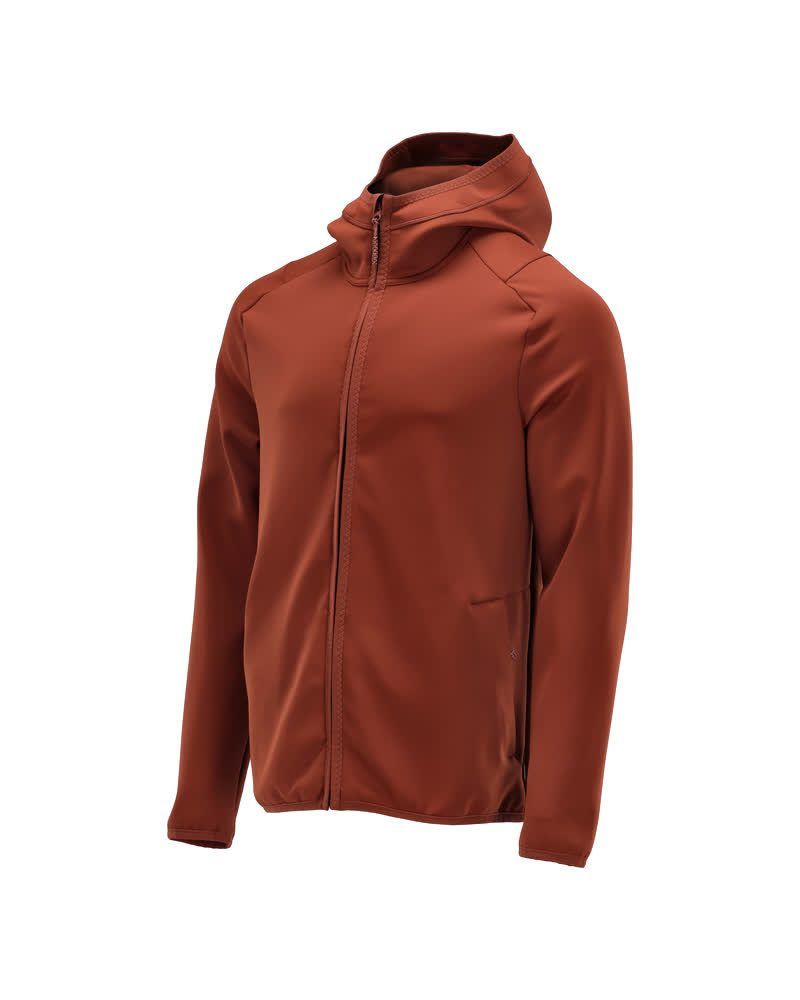 CUSTOMIZED Fleecejacke mit Kapuze